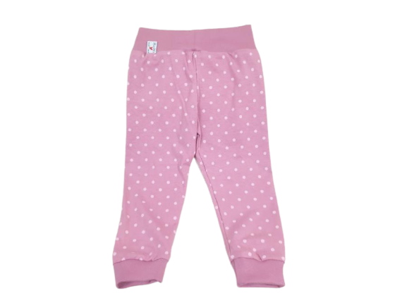 Atelier MiaMia leggings per neonati e bambini rosa antico pois taglia 50-116