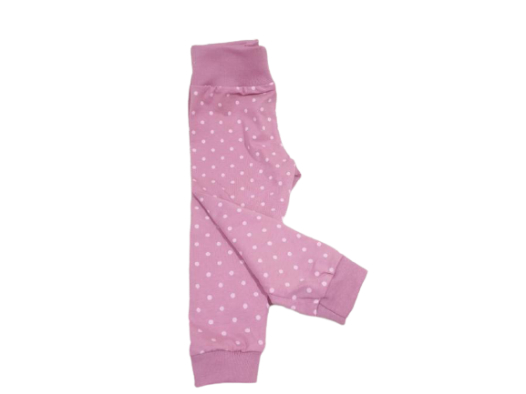 Atelier MiaMia baby and children leggings old pink dots size 50-116