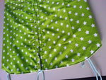 Sonnensegel Twister, grün, weiße Sterne/ kein Umhängen mehr 17 von Atelier MiaMia