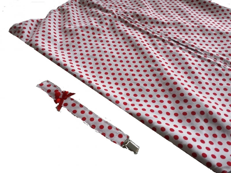 Awning Twister, white, red dots/ no more hanging 24