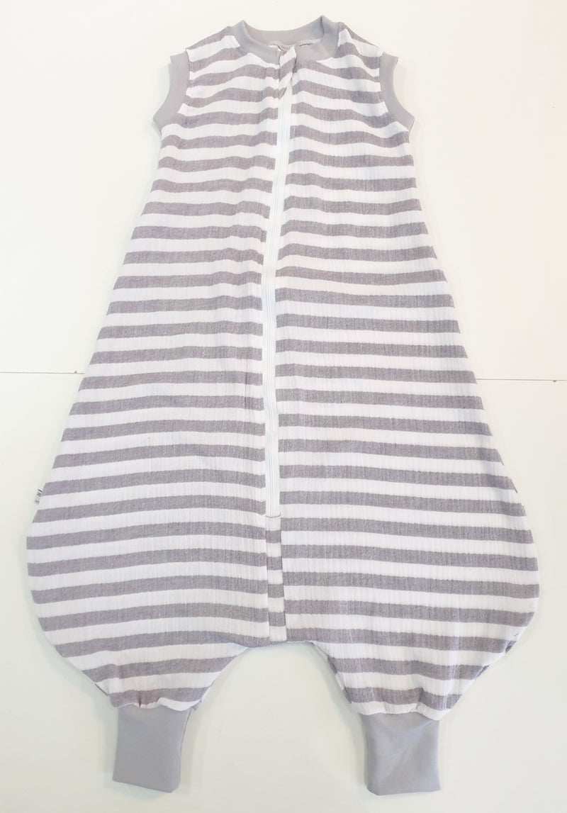 Mutzelpumper  Schlafsack mit Füßen, Gr. 50-104 Streifen von Atelier MiaMia