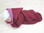 Atelier MiaMia - Walk - Overall Baby Child from 50 to 110 Designer Walkoverall Brown Purple Stripes --Walk W7